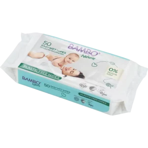 1000011933 BAMBO Nature Wet Wipes plasticvrije billendoekjes