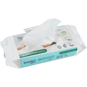 1000011933 BAMBO Nature Wet Wipes plasticvrije billendoekjes