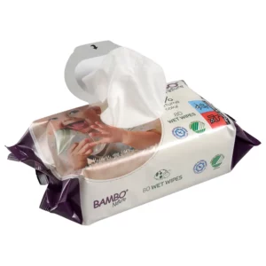 Bambo Nature Wet Wipes ongeparfumeerd 80 st.