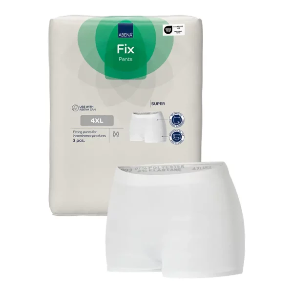 1999911820 Abena Fix Pants Super Maat 4XL fixatieondergoed met extra breed kruisgedeelte, heupomvang 130-175cm