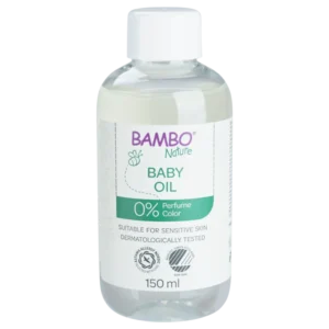 1999918109 BAMBO Nature Baby Olie ongeparfumeerd 150 ml dermatologisch getest - nordic swan ecolabel