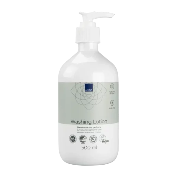 6964 Abena Washing lotion ongeparfumeerde waslotion voor gebruik zonder water 500 ml