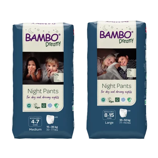 BAMBO Dreamy nachtbroekjes Unisex voor jongens en meisjes, maten 4-7 jaar en 8-15 jaar