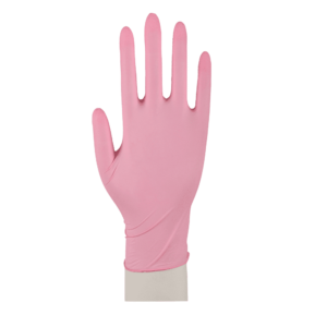 roze handschoen nitril