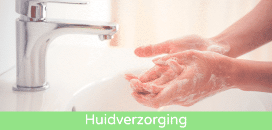 wassen van een kwetsbare huid