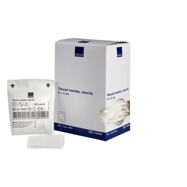 220985 Abena hydrofiel gaaskompres steriel 5x5 cm