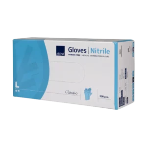 1999902089 Abena Nitril handschoenen blauw ongepoederd maat L