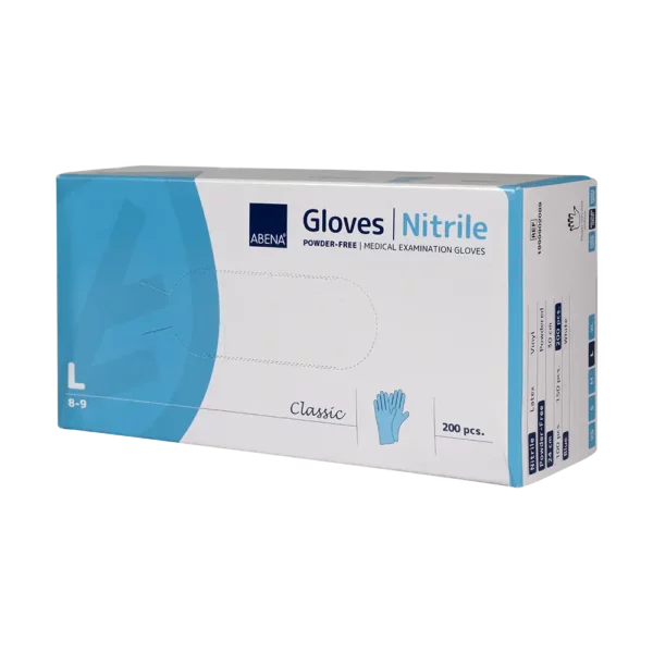 1999902089 Abena Nitril handschoenen blauw ongepoederd maat L