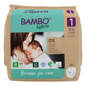 1000021511 BAMBO Nature 1 babyluiers - 2-4 kg