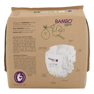 1000021511 BAMBO Nature 1 babyluiers - 2-4 kg