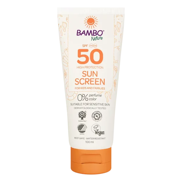 1999909779 BAMBO Nature Zonnebrandlotion SPF50-tube100ml