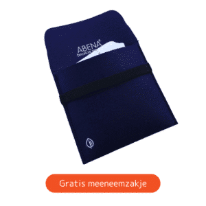 Gratis meeneemzakje voor ABENA Inlegverbanden ABENA San 1-3A en ABENA Light Ultra Mini, Mini, Mini Plus, Normal, Extra en Extra Plus. Hygiënisch en discreet.