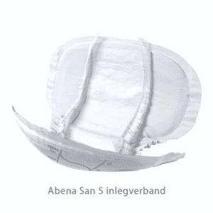 ABENA San 5 inlegverband zonder hechtstrip voor regelmatig flilnke scheuten urineverlies