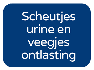 Scheutjes urine en veegjes ontlasting
