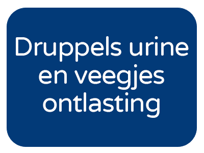 Druppels urine en veegjes ontlasting