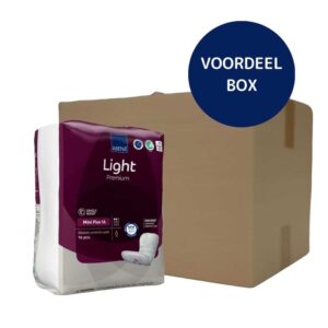 ABENA Light Mini Plus inlegverband voor regelmatig flinke druppels urineverlies - voordeelbox