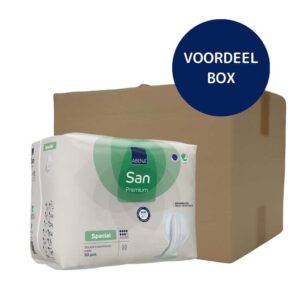 ABENA San Special inlegverband met extra hoge antilekrandjes voor bescherming bij verlies van ontlasting en zwaar urineverlies