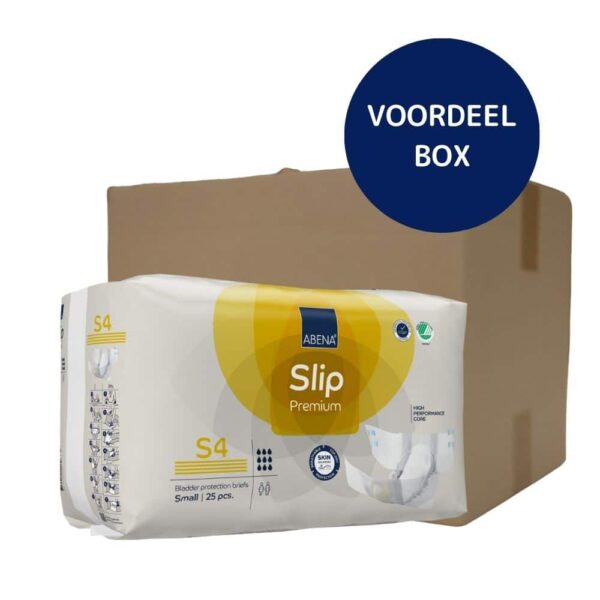 ABENA Slip eendellige incontinentieslip voor zwaar urineverlies en verlies van (dunne) ontlasting - voordeelbox