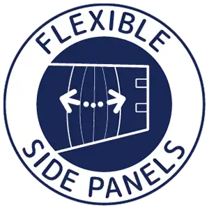 icoon flexi fit flexibele zijpanelen