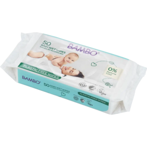 1000011933 BAMBO Wet Wipes plasticvrije billendoekjes