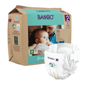BAMBO luiers maat 2 met papieren verpakking