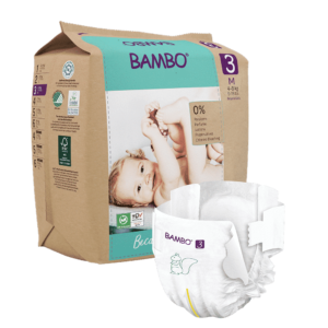 BAMBO luiers maat 3 M met papieren verpakking