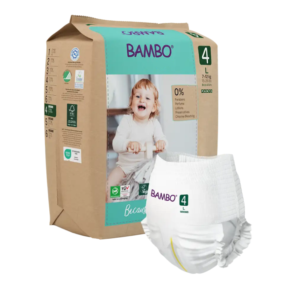 BAMBO luierbroekjes maat 4 L met verpakking